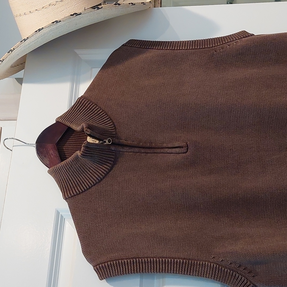 Chocolate Brown Soft Mens Vest